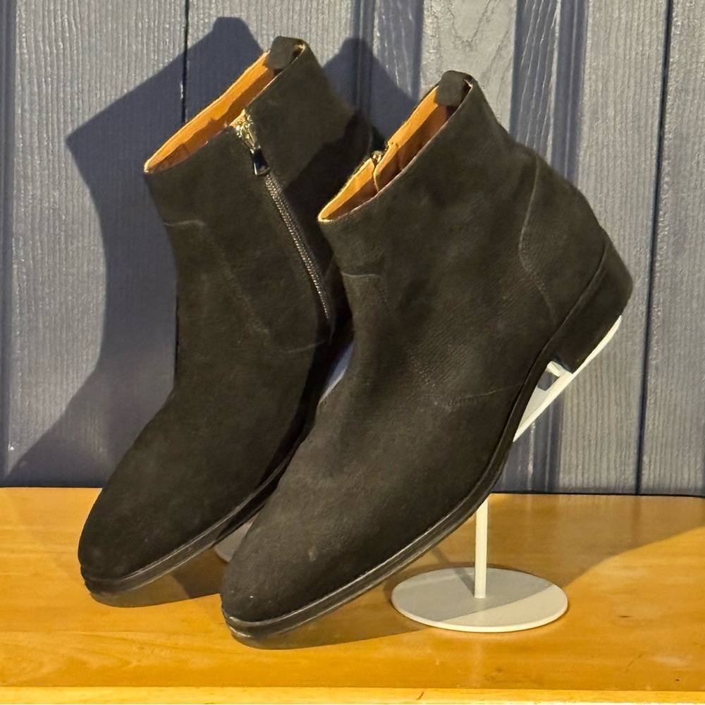 Aldo Mr. B’s Men's Dark Suede Zip Boots